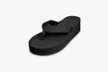 Indosole Women Platform Thongs Black Size 6 to 7