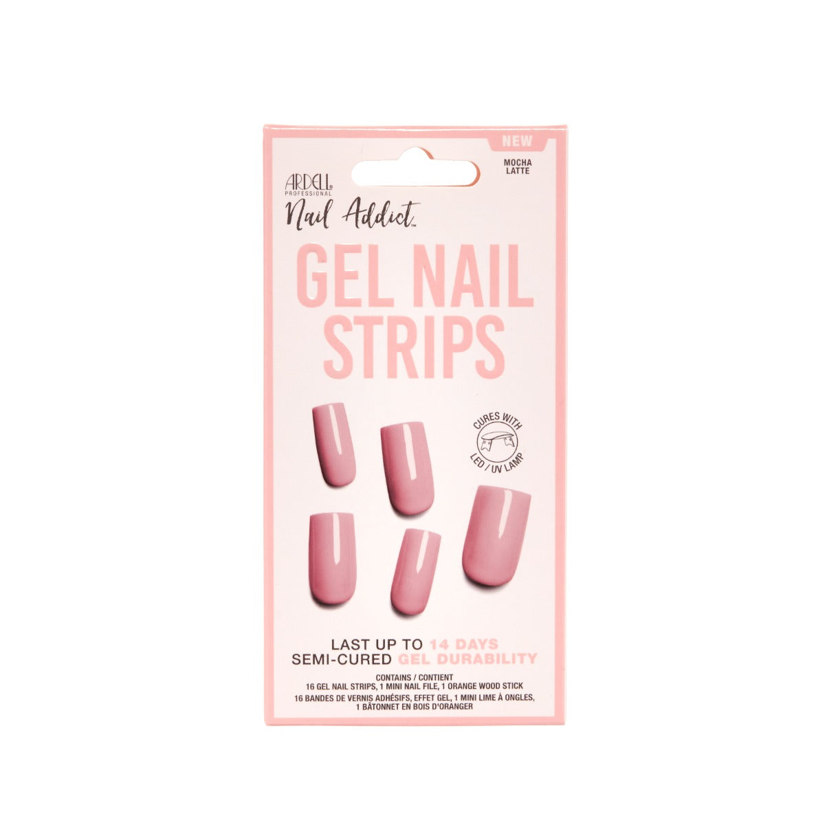 Ardell Nail Addict Gel Nail Strips Mocha Latte