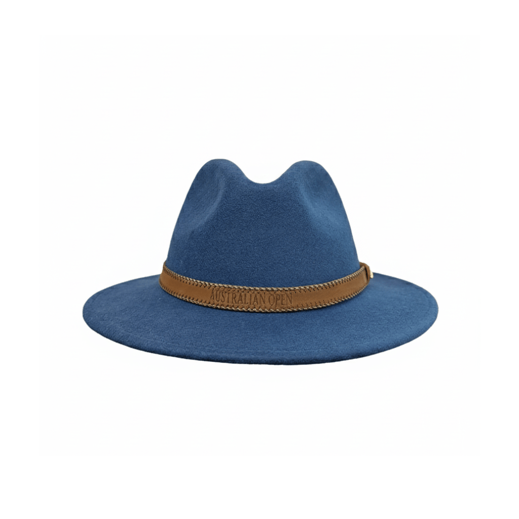 City Hatters Australian Open The Rosewall Cotton Sun Hat with Wide Brim