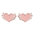 Heart And Soul In Loving Memory Heart Earrings Memorial Sympathy Jewellery