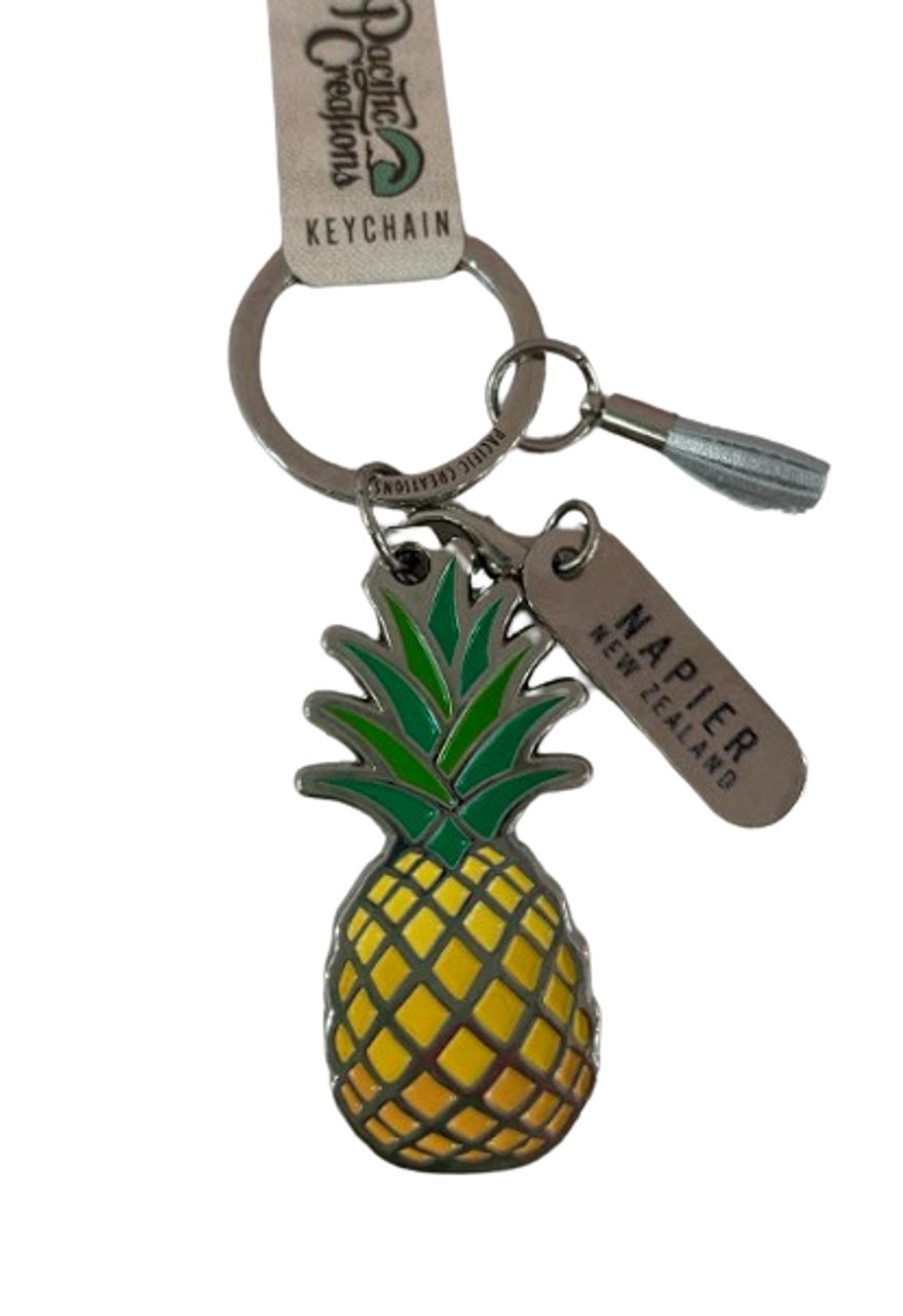 Pacific Creations Pineapple Metal Keyring