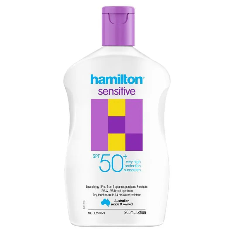 Hamilton Sensitive Lotion SPF50+ 265ML