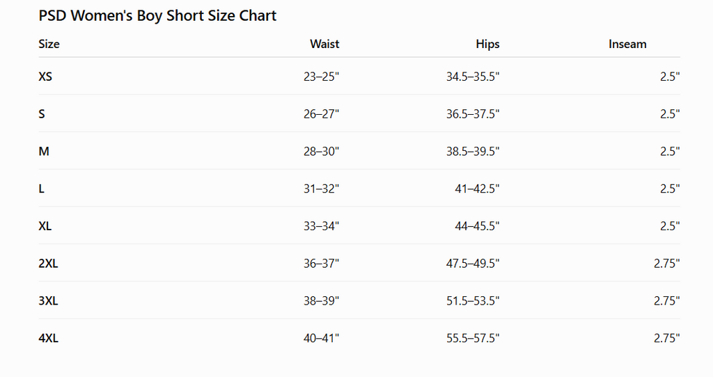 PSD Rose Gold Split Boy Short