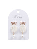 Kiki Pearl Bow Earrings for Women