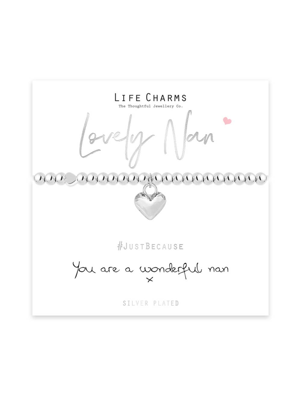 Life Charms Just Because Lovely Nan Bracelet 17.5cm