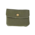 Maison Fanli Coin Purse Moss Green Vegan Leather