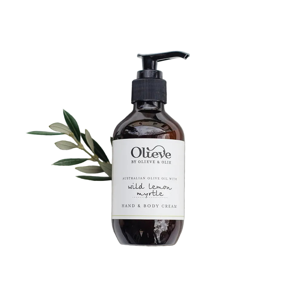 Olieve and Olie Hand and Body Cream Wild Lemon Myrtle 200ML