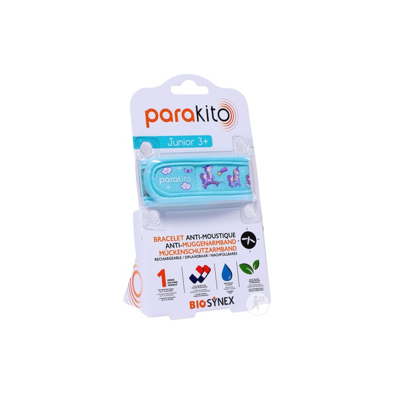 Parakito Kids Mosquito Repellent Wristband Unicorn