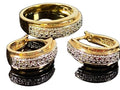 Sterling Silver Ross Ear Hinged Ring Gold Earrings 8mm