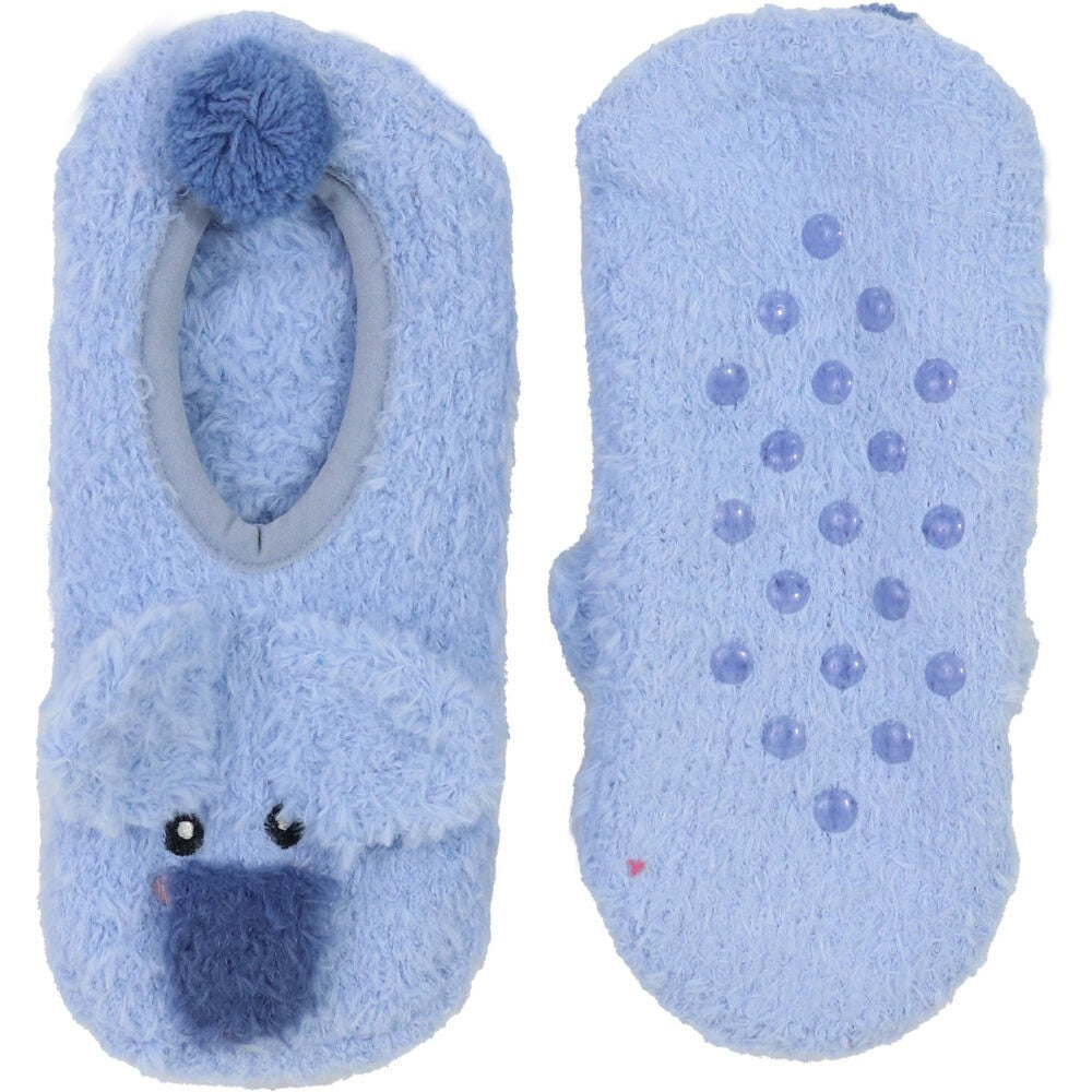 Wicked Sista Koala Print Footlet Socks Blue One Size
