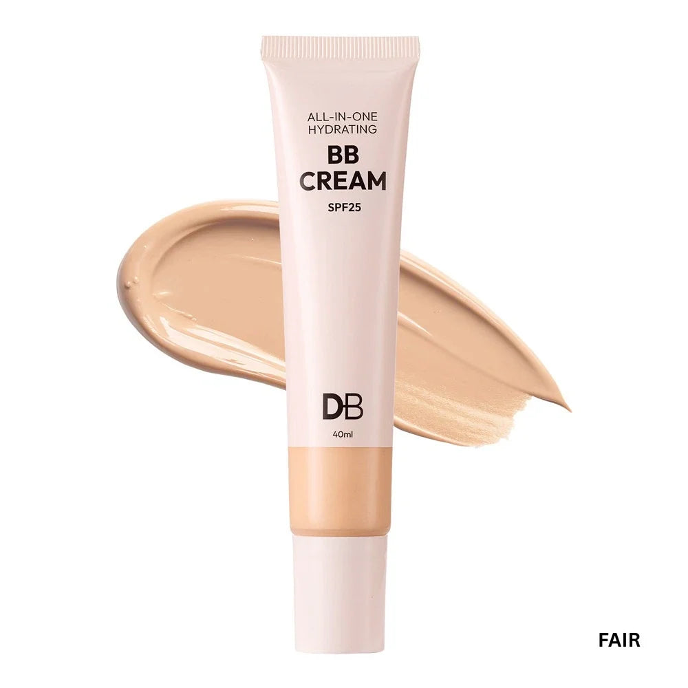 DB Cosmetics BB Cream SPF 25 Hydrating Light Coverage Natural Glow Fair 40ML