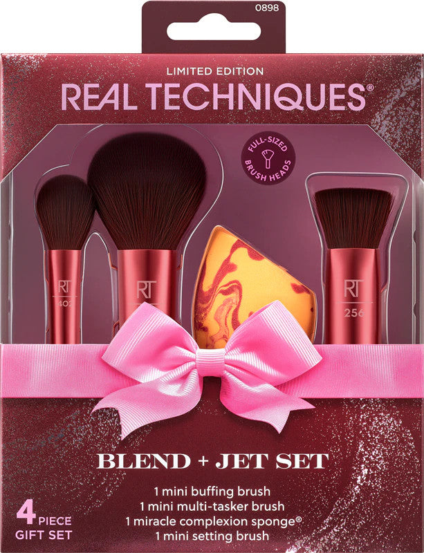 Real Techniques Blend and Jet Set Makeup Brush Travel Kit