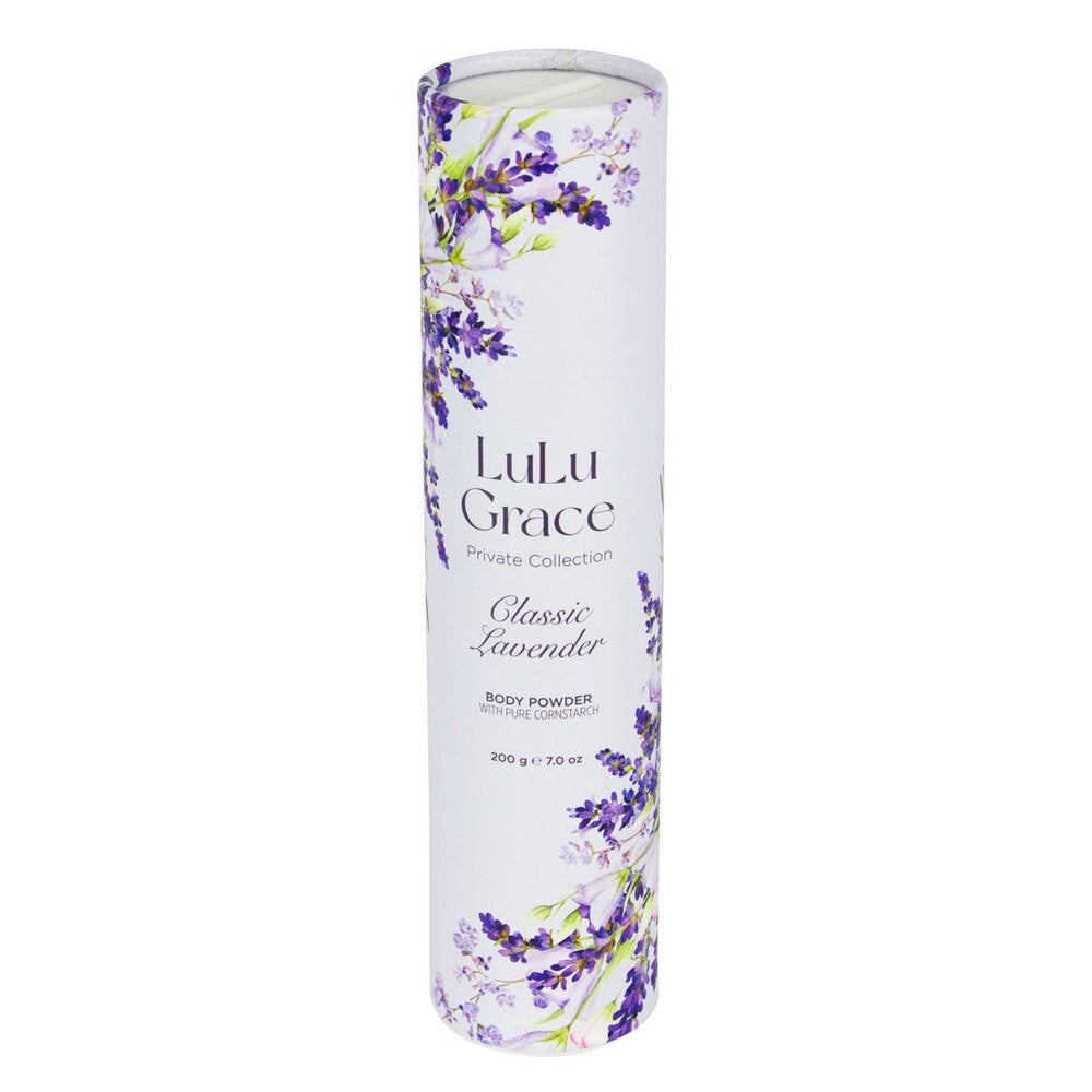 Lulu Grace Lavender Body Powder for Smooth and Fresh Skin 200G