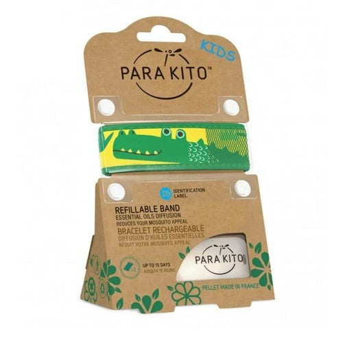 Para Kito Mosquito Repellent Kids Wristband Crocodile