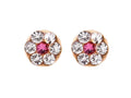 Studex Daisy Crystal Gold Plated Piercing Earrings