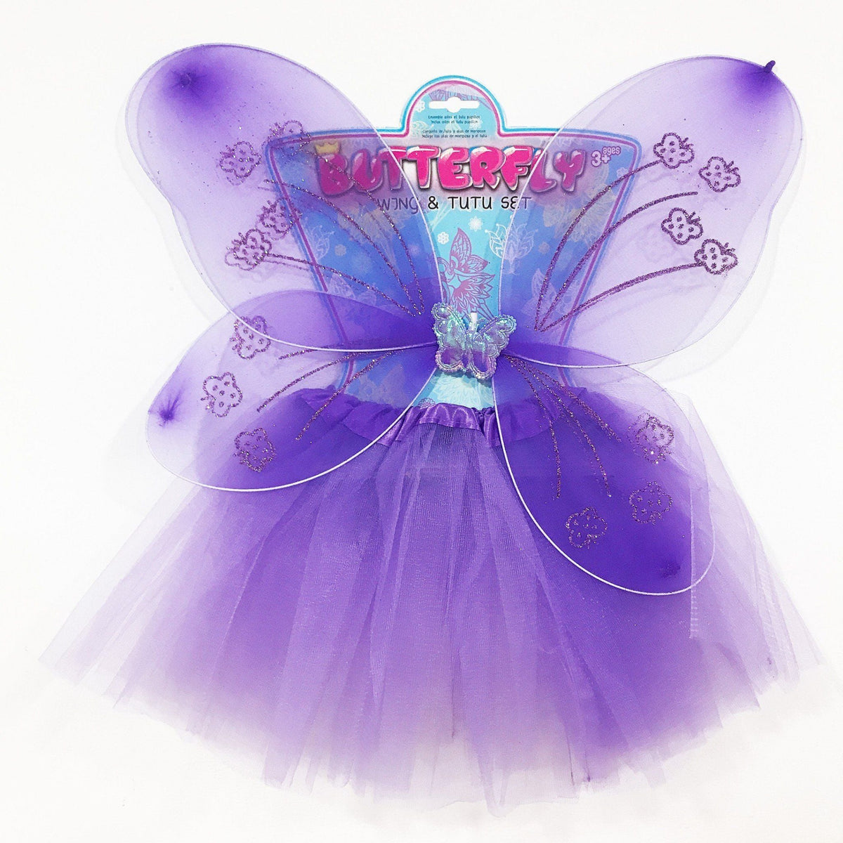 Butterfly Wing and Tutu Dress Up Costume Set of 2