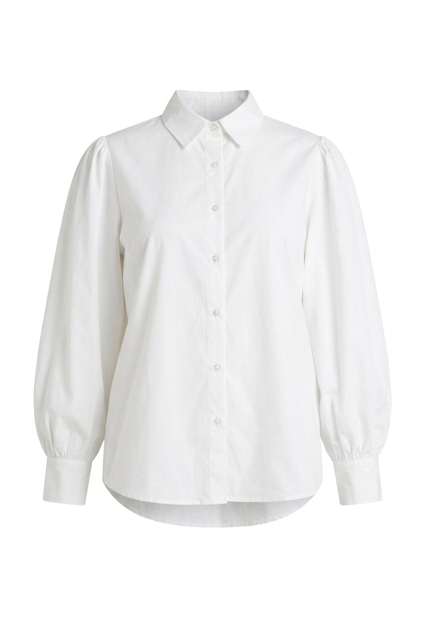 17 Sundays Men's White Utility Shirt Long Sleeve 100% Cotton